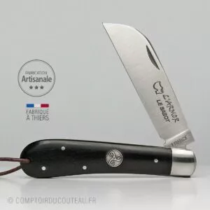 Couteau Armor (London) Bois Ebene Médaillon Triskell