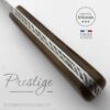couteau armor prestige érable fumé guilloché main couteau de marin france