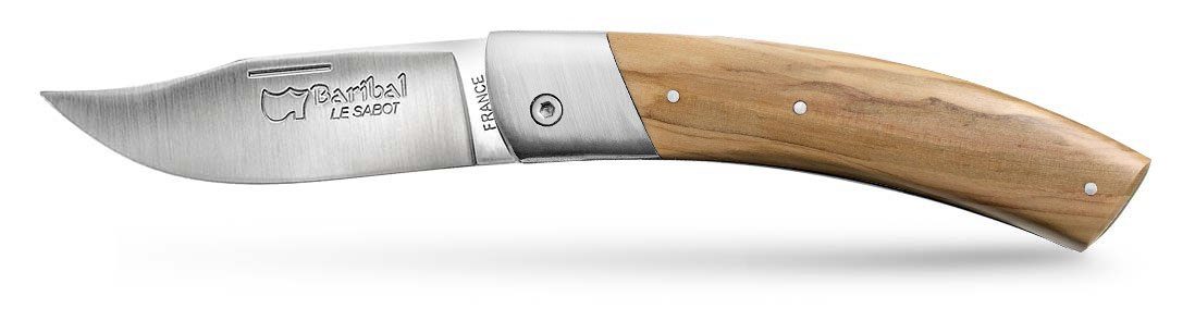 Baribal couteau de chasse en bois d'olivier