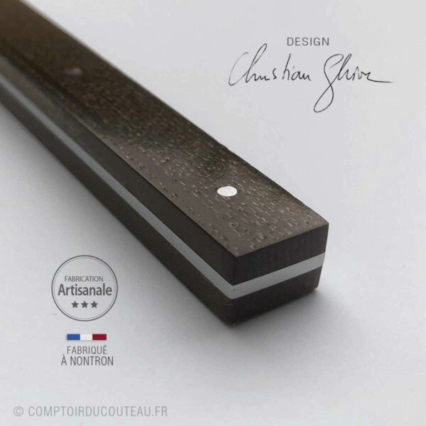 6 couteaux de table Nontron gamme élémentaire design finitions exceptionnelles fréne stabilisé