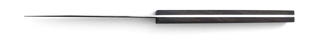 couteaux de table Nontron c. Ghion gamme élémentaire frêne stabilisé vue dessus
