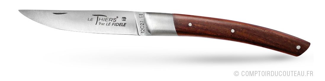 couteau Le Thiers par le Fidèle 1 mitre inox 11 cm