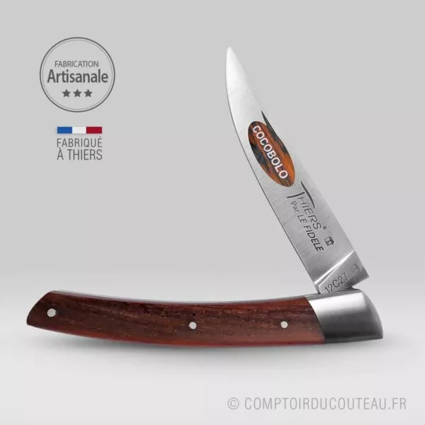 Couteau Le Thiers® Bois de Cocobolo