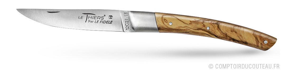 couteau Le Thiers par le Fidèle 1 mitre inox 11 cm