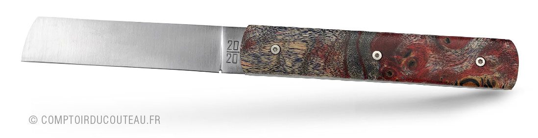 couteau 20 sur 20 loupe de peuplier le fidèle - tribute to Uluru