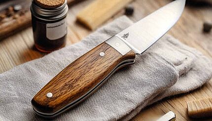 comment traiter manche en bois de couteau
