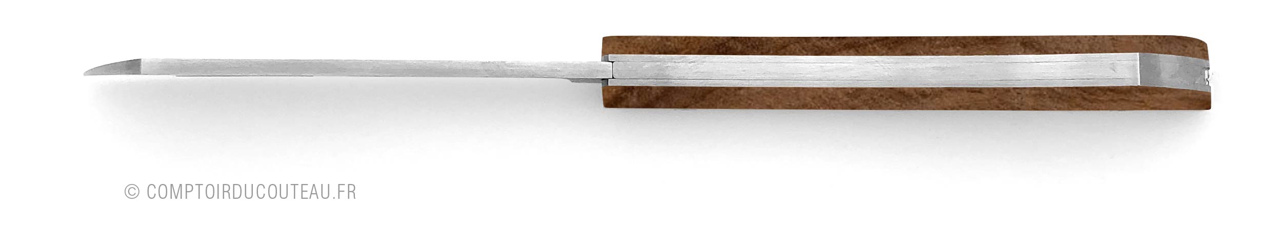 couteau arca andrea manche noyer vue dessus