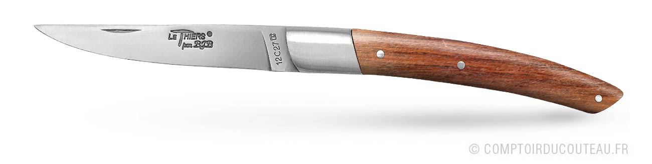 couteau Le Thiers 12 cm 1 mitre bois palissandre par BJB pas cher