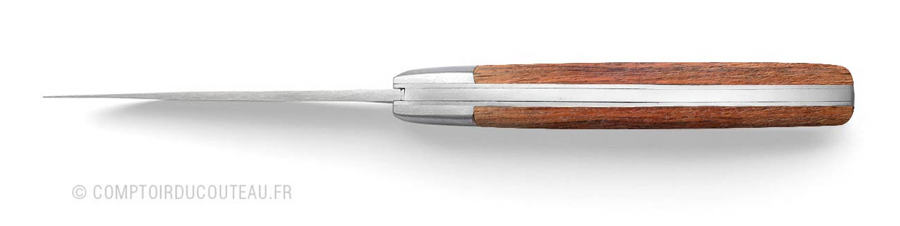 couteau Le Thiers 12 cm 1 mitre bois palissandre par BJB pas cher vue de dessus