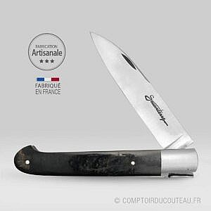 couteau le sauveterre mache corne de buffle ouvert