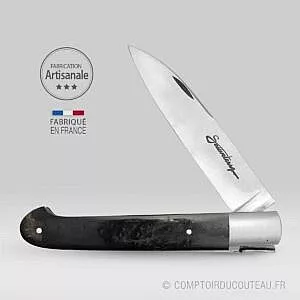 couteau le sauveterre mache corne de buffle ouvert