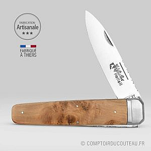 couteau chasse hallali doris chastel genevrier 14 cm ouvert