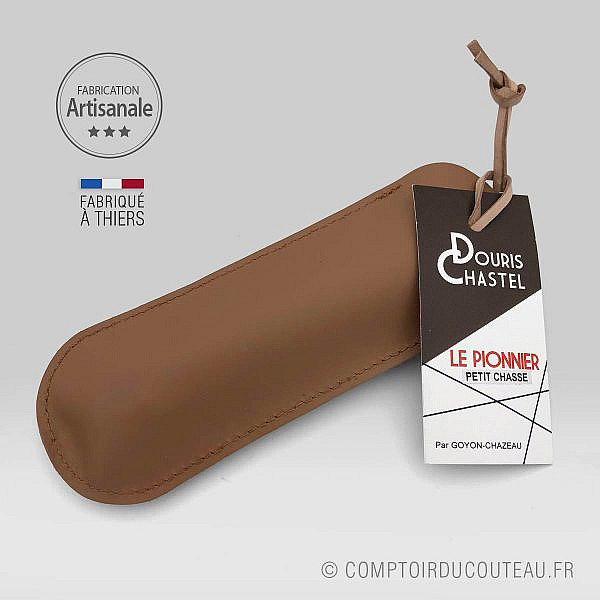 Couteau Douris-Chastel Le Pionnier Chasse – Manche Bois de Cerf 11 cm – Image 3