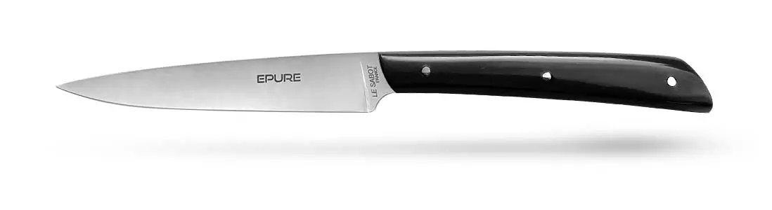 couteaux de table noir modele epure thiers