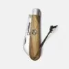 Couteau Armor manche bois olivier blason triskell Couteau Armor manche bois olivier blason triskell