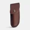 etui en cuir marron pour couteau baribal ou amicu