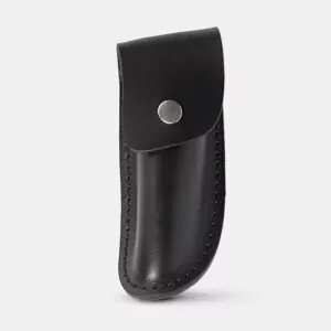 etui en cuir noir pour couteau baribal ou amicu