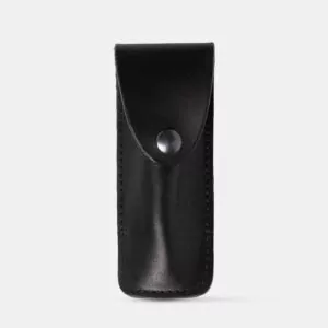 Etui en cuir noir pour protéger votre couteau Alpin, Yssingeaux, Armor ou Lou Cotech