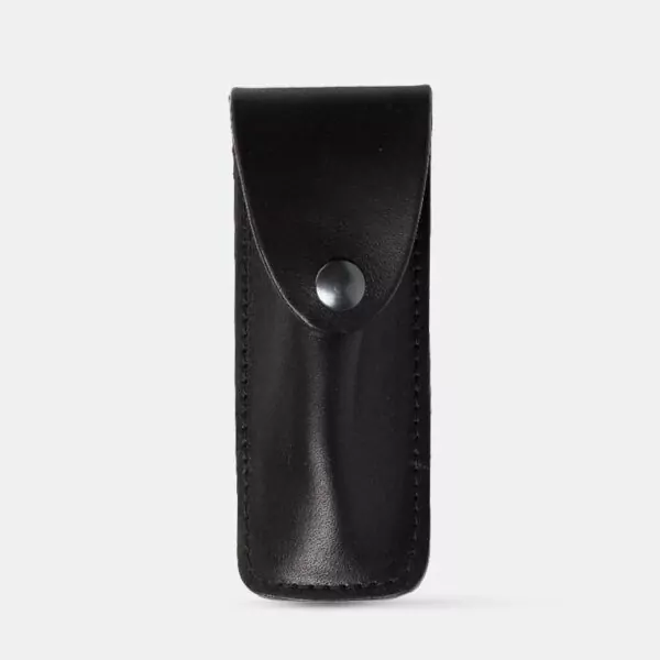 Etui en cuir noir pour protéger votre couteau Alpin, Yssingeaux, Armor ou Lou Cotech