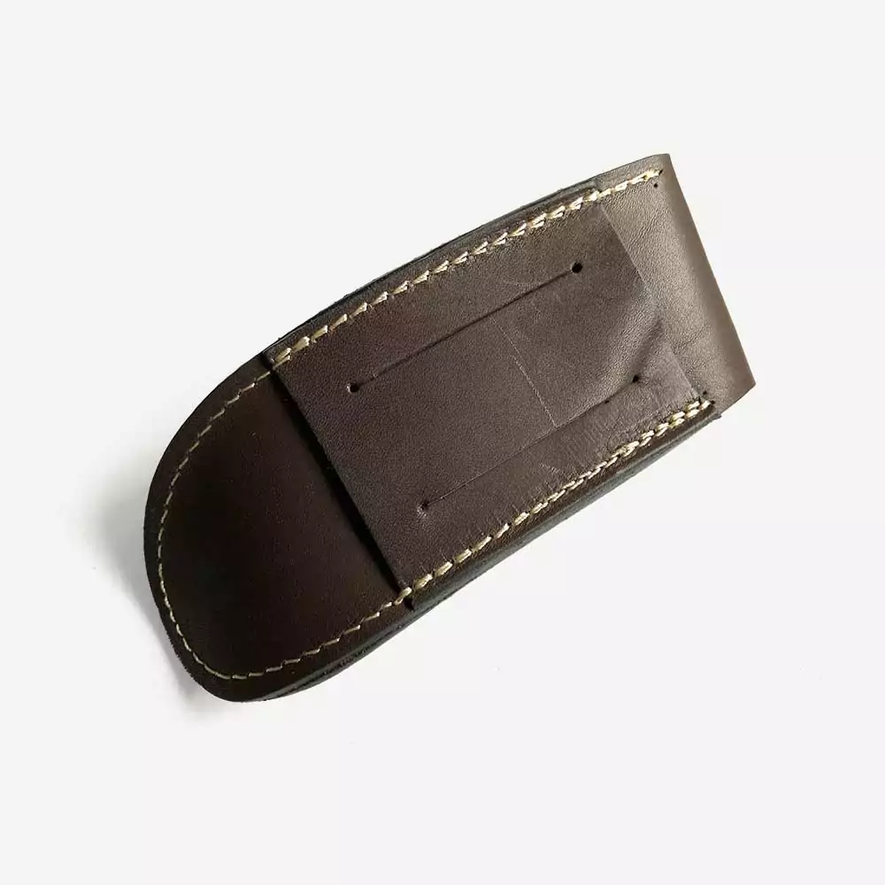 étui couteau marron amicu baribal port horizontal vertical