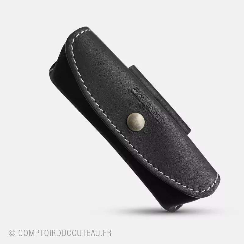 Etui pour couteau de poche attache ceinture horizontal