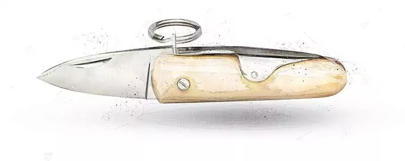 couteau coup de poing mongin