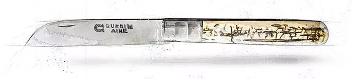 couteau le gouttière