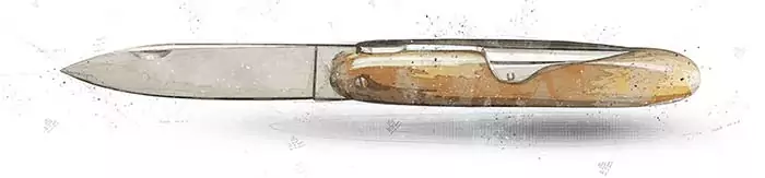 couteau navette mongin