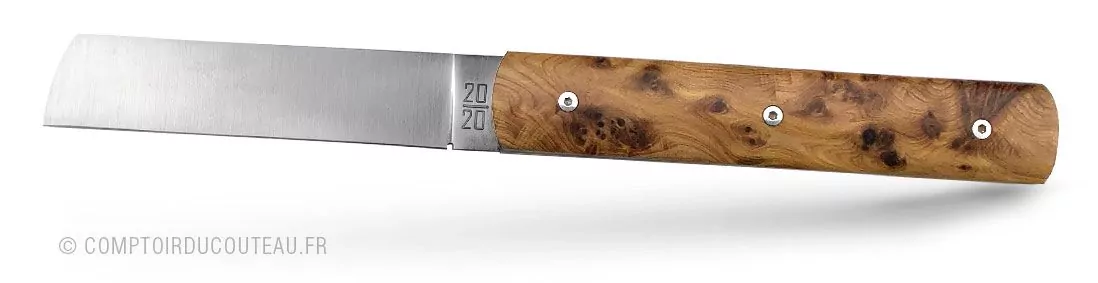 couteau le 20/20 manche genévrier par le fidèle