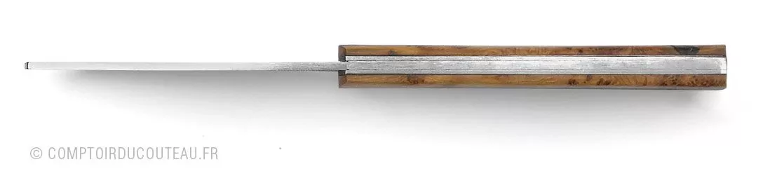couteau le 20/20 manche bois de genévrier par le fidèle