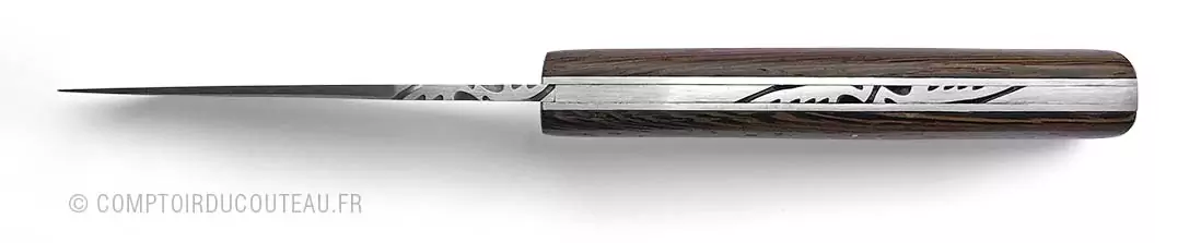 couteau l'alpin bois de wengué