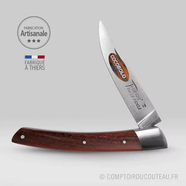 Couteau Le Thiers® Bois de Cocobolo