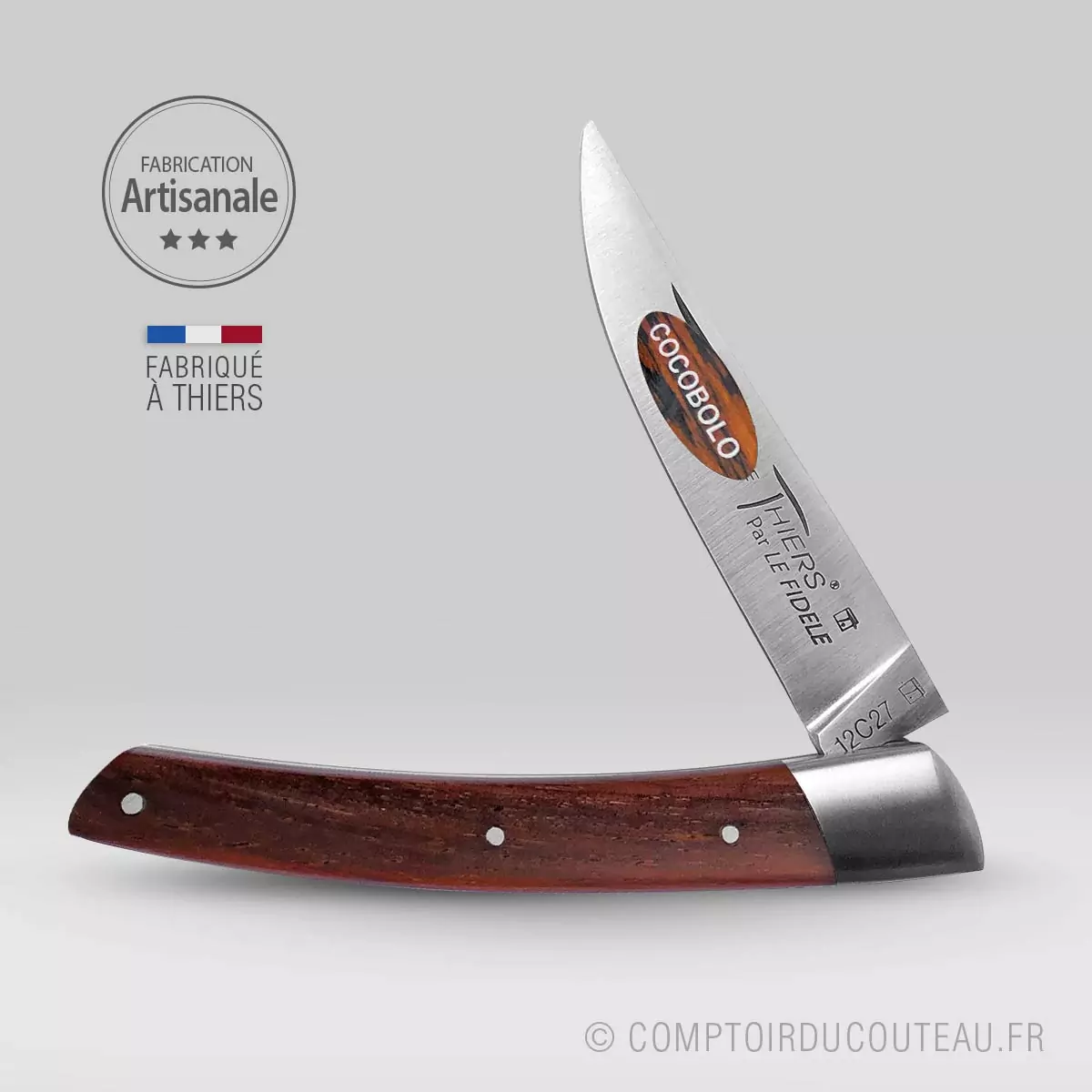 Couteau Le Thiers® Bois de Cocobolo