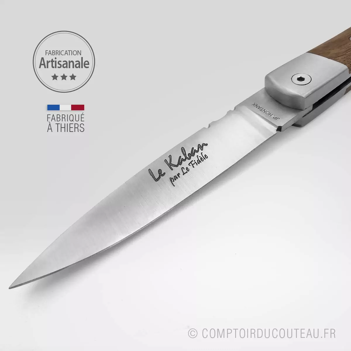 couteau le kaban noyer par le fidèle