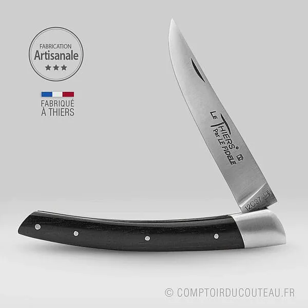 couteau le Thiers bois ébène