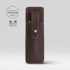 etui le france cuir marron pour couteau pliant 11/12 cm