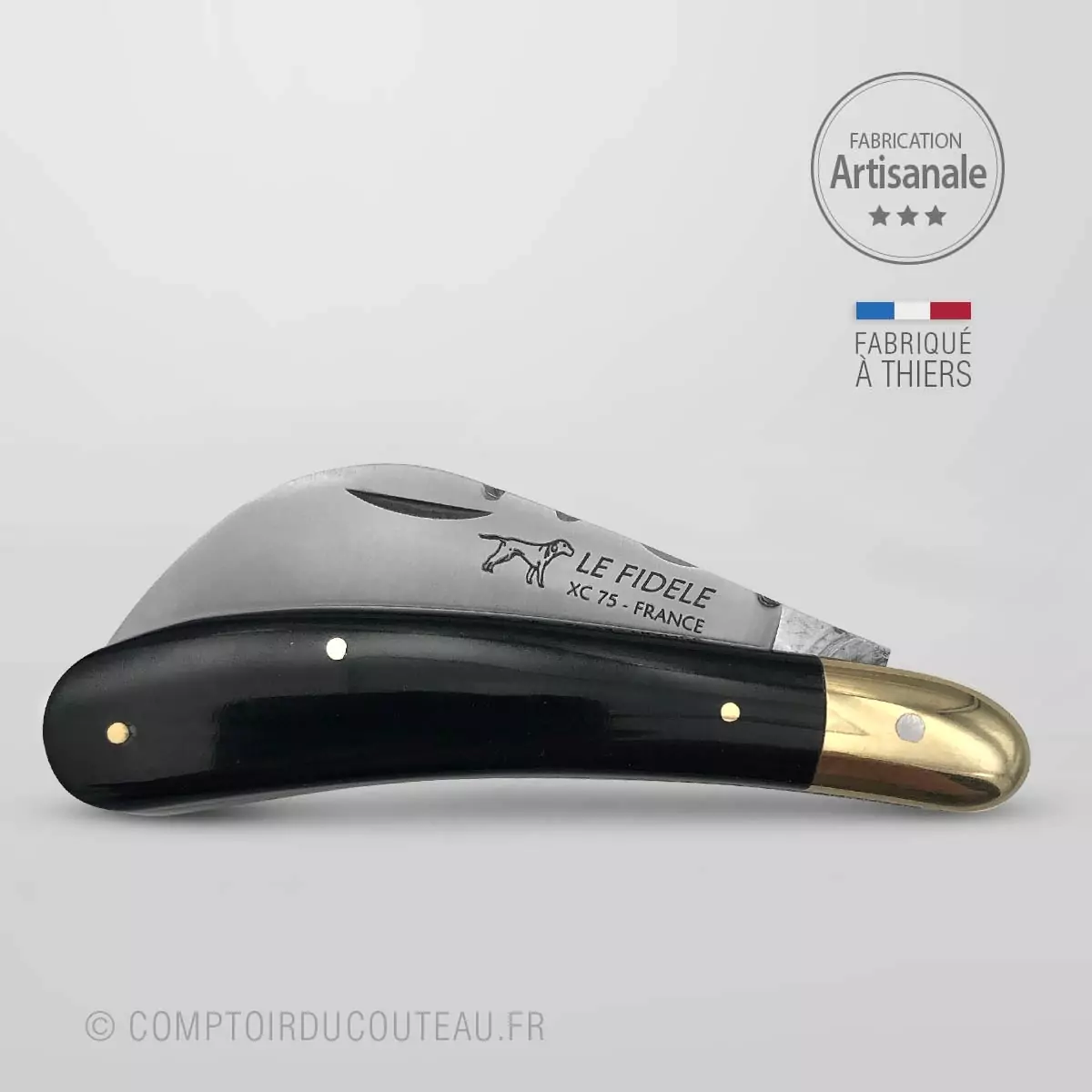 petite serpette jardinier manche corne