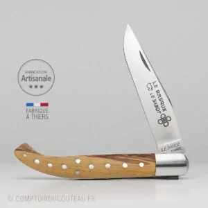 Couteau Basque (Yatagan) Bois de Serpent Clouage Rosette