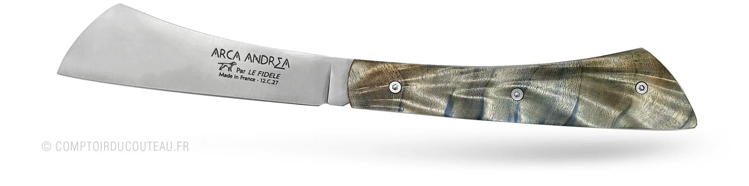 Arca Andrea par le fidele manche bois fourche de peuplier