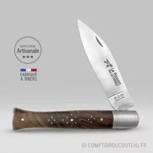 couteau breton le poisson bois noyer