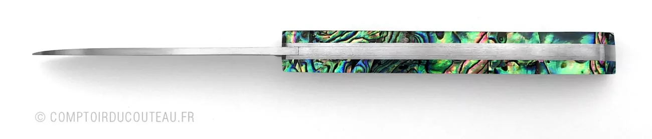 couteau l'âme d'Emma abalone vue dessus