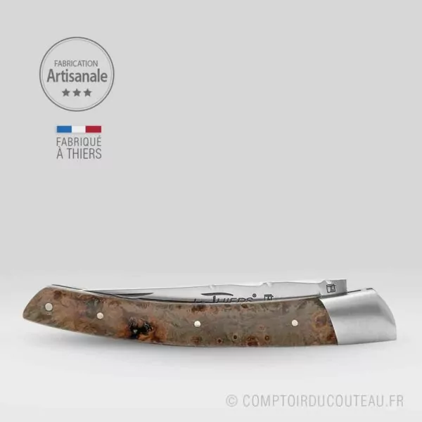 couteau le Thiers bois érable stabilise
