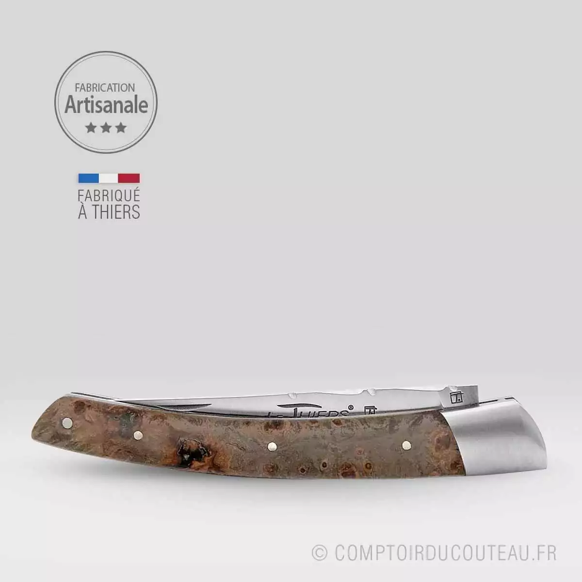 couteau le Thiers bois érable stabilise
