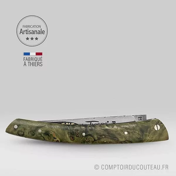 Couteau Le Thiers® Plein Manche Frêne Stabilisé – Image 2