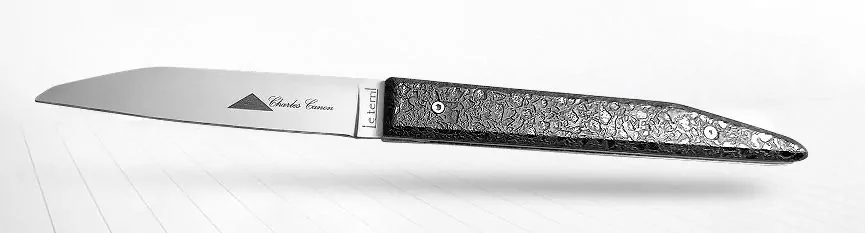 Couteau Le Terril manche en charbon