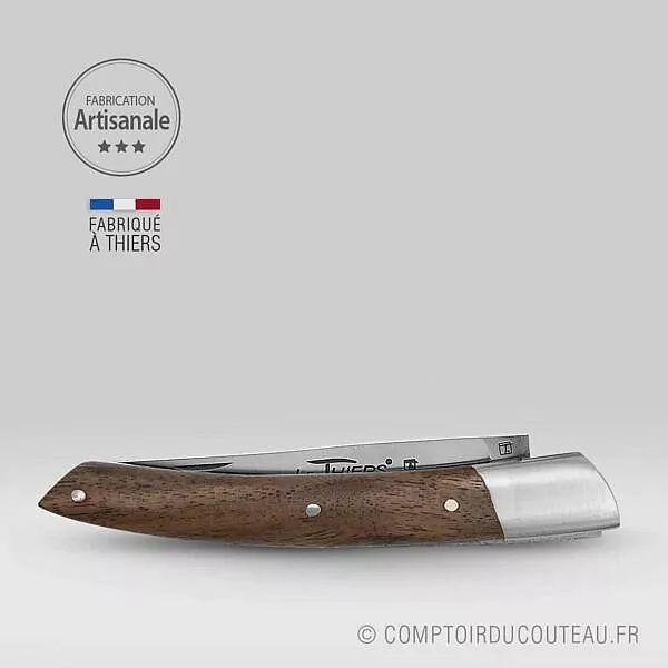Couteau Le Thiers® Manche Noyer 12 cm 1 Mitre Inox – Image 2