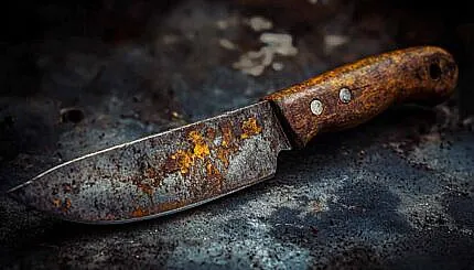 couteau rouillé danger et conseils d'entretien