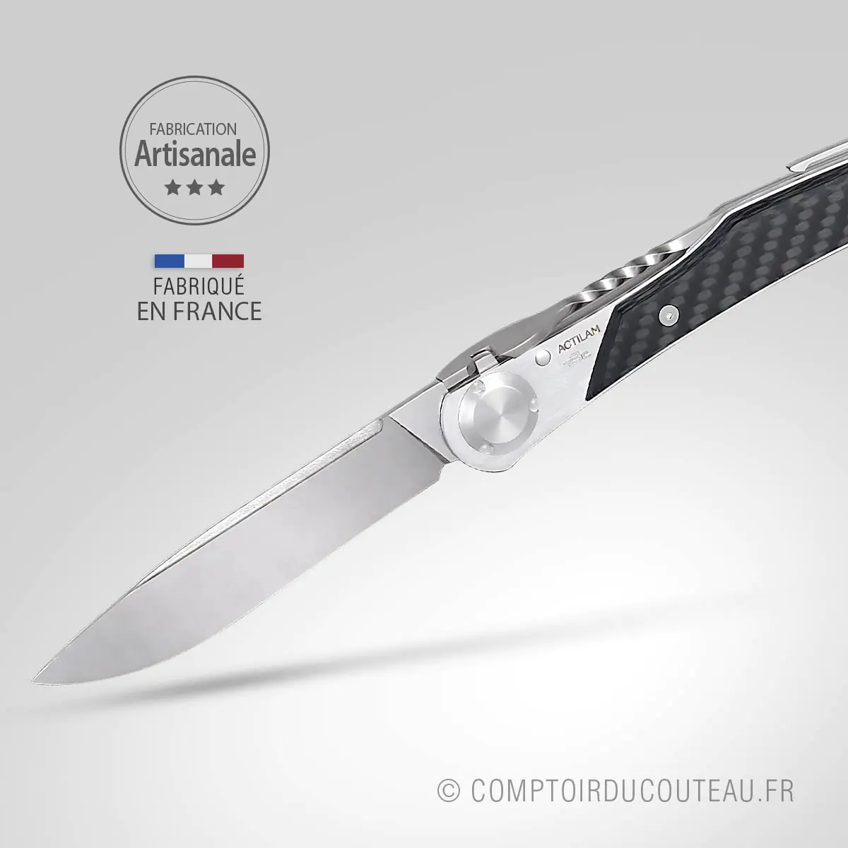 couteau actilam t3 ouvert-fibre de carbone