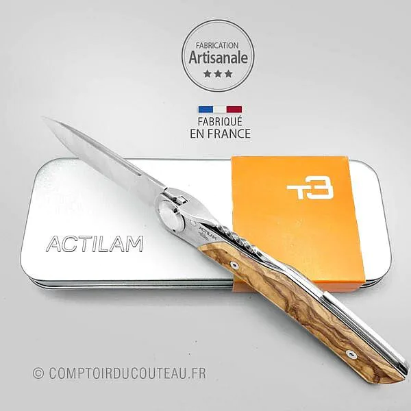 Couteau Actilam T3 – Manche en olivier – Image 4