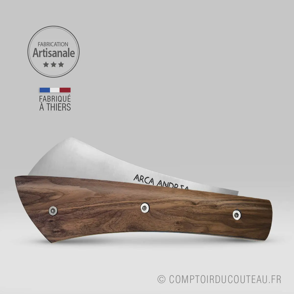 couteau arca andrea manche noyer fermé